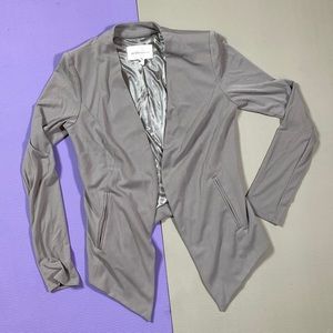 BCBGeneration Tuxedo blazer size S, grey frost